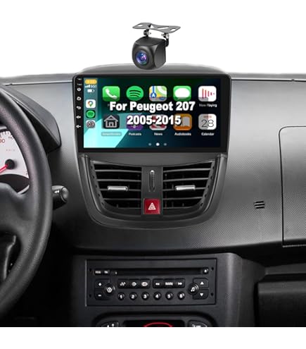 Autoradio C Display Gehäuse - Ersatz Für Peugeot 207 3008 C4 C5 Modelle | 2012-2019