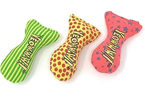 YEOWWW Catnip Toys for Cats - Organic Very Strong Catnip Fish Stinkies Sardines Cat Toys, Pack of 3, 7.5cm Long