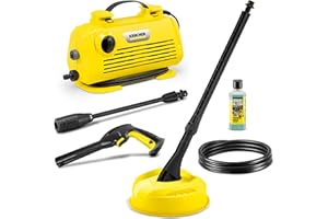 Kärcher Hidrolimpiadora K 2 Horizontal VPS Home, presión: 110 Bar, caudal: 360 l/h, Rendimiento: 20 m²/h, 3,5 kg, Pistola de Alta presión, Vario Power Jet, Kit para el hogar