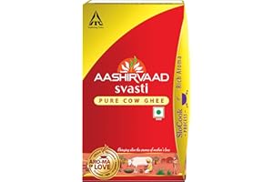 Aashirvaad Svasti Pure Cow Ghee - Desi Ghee with Rich Aroma - 1L