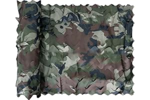 ‎LOOGU LOOGU Tarnnetz Sichtschutz Netz Sonnenschutz Dekoration Waldoptik Baum Muster für Haus Garten Camping Jagd