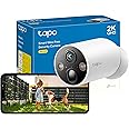 Tapo C425 2K 4MP QHD Battery Security Camera Outdoor Wireless, 300-day Battery Life, 150° Super-wide FOV, Colour Night Vision