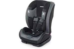 Foppapedretti Seggiolino Auto Re-Klino, Gruppo 1/2/3 (9-36 Kg), per bambini da 9 mesi a 12 anni, conforme ECE R44, Fissaggio a 3 punti, Sistema Protezione Impatto Laterale, Carbon