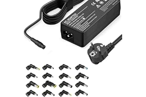 Zosam Chargeur Universel 90W Compatible avec HP Dell, Lenovo, Acer, ASUS, Toshiba, Samsung, IBM, Sony, Fujitsu, Gateway, Notebook, Ultrabook, Chromebook. avec 16 Interface