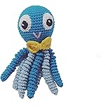 Pulpo amigurumi para recién nacido aguamarina con pajarita ...