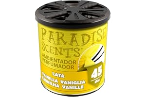 PARADISE SCENTS Paradise PER80129 Désodorisant Gel pour la Voiture Senteur Vanille, 100 G, VAINILLE