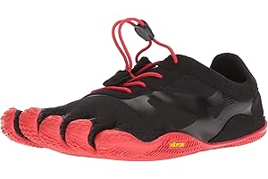 Vibram FiveFingers KSO Evo - Scarpe da Fitness Uomo, Nero (Black/Red Black/Red), 41 EU