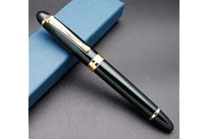 CZXWYST JINHAO X450 Stylo plume à pointe M (fleurs de glace vertes)