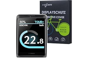 i-LEFANTE Étui de protection d'écran pour Bosch Kiox 500 | Film de protection d'écran pour vélo électrique | Transparent et imperméable | Protection contre les chocs et les rayures