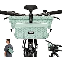 Sacoche Guidon Vélo LARKSON Lasse - 2 En 1 Sac Vélo & Sac Bandoulière - 10L Beige