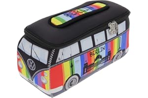 BRISA VW Collection - Volkswagen Combi Bus T1 Camper Van 3D Trousse de Maquillage, Sac à cosmétiques/de Culture, Nécessaire de Toilette, Étui de Voyage, Pochette Universel, Lunch-Box, Porte-Crayon