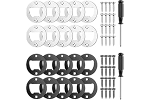 Nelxsene 20 Pezzi Apribottiglie per Birra Nero e Argento, Robusto e Durevole Apribottiglie per Officina, Sala Hobby Cucina, per Ristorante Casa Cucina Bar Regalo