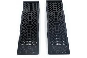 KANGTEN 1 paio di rampe extra piatte in plastica per auto, 3T 3000 kg, per veicoli sportivi e veicoli estremamente profondi (2 rampe)