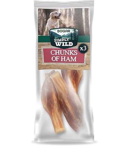 Bogar - Simply Wild - Hondensnack - Hondenvoer - Supplementen in de vorm van een klein kauwbot x3-100% gedroogd varkensvlees - kauwspeelgoed met beloningsfunctie voor je hond
