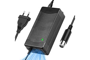 Honszex 36V Chargeur Trottinette Xiaomi M365, 42V 2A Chargeur Trotinette Electrique pour NovaMile N20/G30, La série Xiaomi et Segway Ninebott, Chargeur Universel pour Batterie Lithium 36V