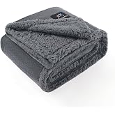 luciphia Waterproof Blanket for Dogs, Washable Blanket for Dogs and Cats Large Medium Small, Sherpa Fleece Protection for Sof
