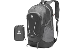 MIYCOO Zaini ultraleggeri pieghevoli Zainetto Richiudibile resistenti all'acqua Zaino da trekking per uomini donne,campeggio, arrampicata Viaggi Escursioni Ciclismo