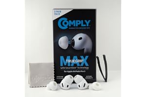 Comply TrueGrip MAX | Premium minnesskum ersättningsöronproppar för Apple AirPods Pro (3 generationen)