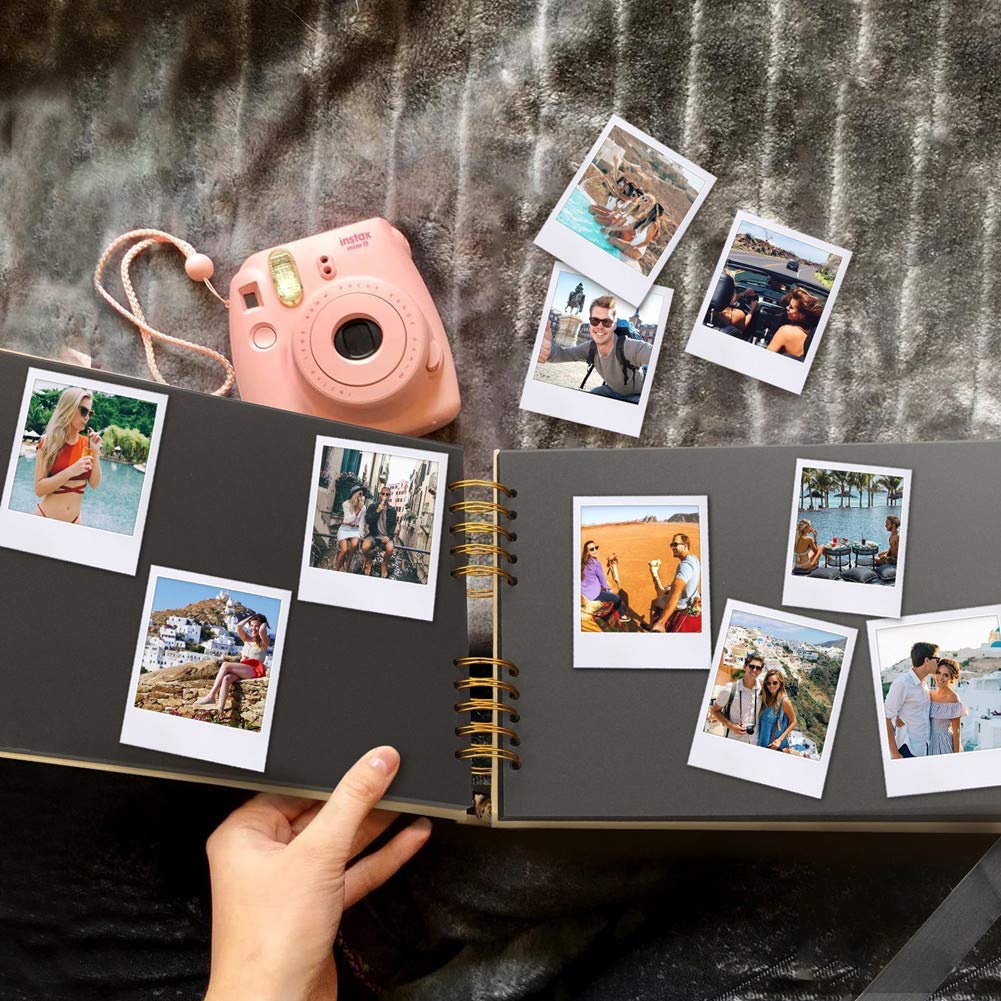 BEESCLOVER 40Sheets(80Pages) Coil Style Bowknot Ribbon Circlip Photo Album DIY Scrapbook - Image 5