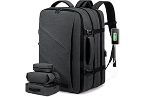 LOVEVOOK Mochila Viaje Hombre Mujer Mochila Viaje Cabina Avion Para Easyjet Ryanair Grande Mochila Para Portátil 15,6 Pulgada