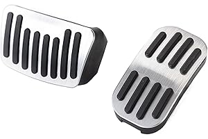 ITDEGNO Reposapiés de freno para pedales cubierta de plantilla compatible con Toyota C-HR 2017-2023/ Yaris Cross 2020-2022/ Corolla E210 Corolla Cross 2018-2023/ Prius 2015-2023