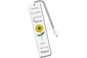 HZBLAZ Marque-Pages Inspiration Cadeaux Noël Frère Amis Anniversaire Cadeau Graduation Hommes Aller à L'Université Encourager Fils Petit-Fils Souvenir Accompagner Livre Accessoire Génial Rappel