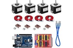 YISAWROY Kit professionale per stampante 3D con scheda di espansione CNC-Shield V3.0 A4988 + driver motore passo-passo Nema17 Kit stampante 3D professionale scheda di espansione CNC-Shield scheda di espansione