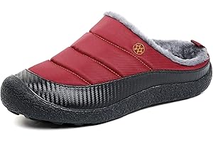 Gaatpot Unisex Adulto Zapatillas de Casa Invierno Cálido Fluff Pantuflas Zapatos de Casa Interior Suave Algodón Zapatilla Antideslizantes 36-43