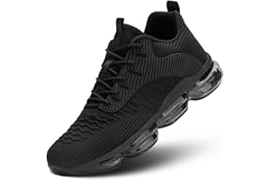 WREZATRO Men's Air Cushion Running Shoes Fashion Sneakers Non Slip Workout Casual Sport Cross Trainers Gym Training Comfortable Walking Shoes