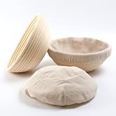 Cestino Per Lievitazione Del Pane In Rattan Intrecciato, Ciotola Per Impasto Fatto In Casa - 2