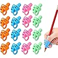 SANNIX 16 PCS Pencil Grips for Kids Handwriting Grip Posture Correction Training Pen Writing Aid Tool for Kids Toddler Preschool Children Adults Students Special Needs