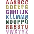 Eclet Glitter Foam ABCD Alphabet Stickers for Art & Craft, Decoration, Project Work, School Work, Creative Work, Pack of, Multicolor
