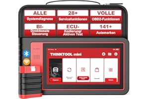 ‎THINKCAR thinkcar OBD2 Diagnosegerät, TOOLMINI Diagnosegerät Auto Mit Bluetooth, OE-EBEN KFZ Auslesegerät mit 28 Servicefunktionen+Vollsystem Vollfunktion Kostenlosen Lebenslangen Aktualisierungen