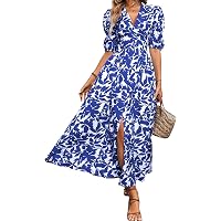 knee length dresses for ladies Satin Solid Color V-neck Cross Knot Slim Maxi Dress  roschic