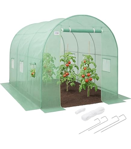 FIVMEN Gewächshaus 180x90x90cm - Foliengewächshaus Für Garten & Balkon