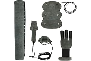 ‎ELTORO elToro [Special Set] Wild Colorz - Set - Schiesshandschuh, Armschutz, Köcher & Spannschnur; tolles Set, nützliches Zubehör zum Bogenschießen, viele Farben!