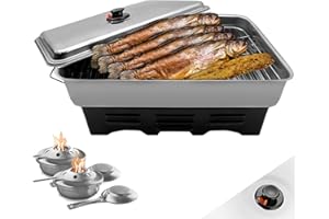 ANGEL DOMÄNE Eversmoke Deluxe Edelstahl Tischräucherofen | Räucherofen mit Brenner - rostfrei…