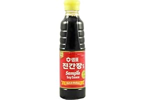YOAXIA MARKE yoaxia ® - [ 500ml ] SEMPIO JIN S Sojasauce / Koreanische Sojasoße / Soy Sauce / ohne Einsatz genetischer Modifikationstechniken