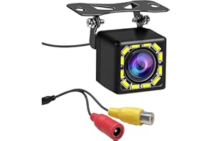 APHQUA 2.5MM Rear Camera for Car Stereo, Waterproof HD Backup Camera with Night Vision, 170° Ultra-Wide Viewing Angle