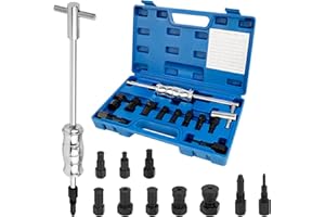 JAOGAUS Extracteur de Roulements, Jeu de 12 Pièces avec Marteau Coulissant, Outil de Roulement de Boîtier 8–32 mm, Kit d’Extraction à Billes & Roue avec 8 Pinces Extensibles pour Auto, Moto et Moyeux Vélo