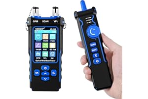 Tanniws Netzwerkkabeltester mit optischem Leistungsmesser PoE-Multifunktion, Wire Tracker RJ11 RJ45 LAN Kabel-Toner Ethernet Kabelverfolgung mit NCV, Anschluss-Flash, Unterstützt Typ-C-Ladung
