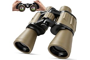 20 x 50 kikare för vuxna, HD vattentät kikare, mörkerseende kompakt med BAK4 prisma & FMC objektiv, utomhus bärbar HD-kikare