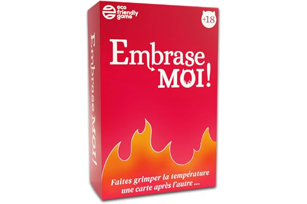 EMBRASE MOI ! - Le Jeu Ultime pour Pimenter Votre Couple - Faites Grimper la Température Une Carte après l'autre - Jeu de société - Jeu Couple - Cadeau Couple
