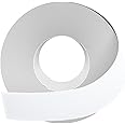 GSCIT Club Melamine Edge Banding, 1 1/2 inch x 250ft White Edge Banding with Hot Melt Adhesive Pre-glued Cabinet Edge Banding Flexible White Veneer Edging for Plywood Furniture Table