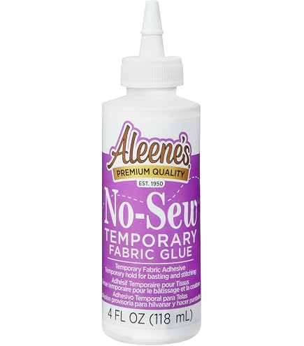 Roxanne Colonial Needle Glue-Baste-It – Temporärer Stoffkleber, 59,1 Ml Mit Spritzenspitzen