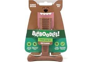 Bamboodles Dog Chew Toy – Small | Beef Flavour | Long Lasting Chew toy for Small Dogs | Durable and Safe Daily Chew