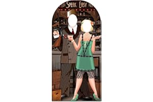 STAR CUTOUTS Star Cut outs - Sagoma autoportante, 191 cm, stile anni 20