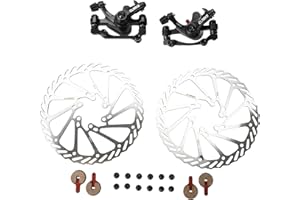 Clarks Cycle Systems CMD-21 Mechanical Disc Brake Set, Including Rotors