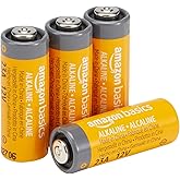 Amazon Basics 23A-12V-Batterien, langanhaltende Leistung, 4 Stück