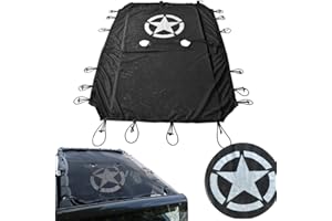 Bosmutus Wrangler Bikini Soft Top, passend für Wrangler JK TJ CJ YJ JL1987-2017 (4 Tür), Sahara, Rubicon, Sport, JKU, Unlimited 5Stars Mesh-Bikini Sonnenschutz Komplettabdeckung UV-Schutz